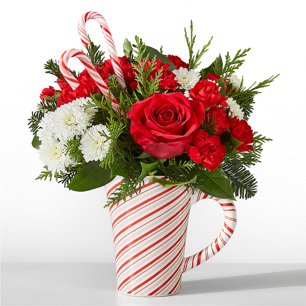Peppermint Swirl Mug – LEMON TREE FLOWERS & THINGS, Columbiana OH