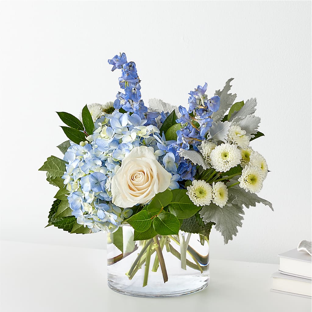Clear Skies Bouquet – LEMON TREE FLOWERS & THINGS, Columbiana OH