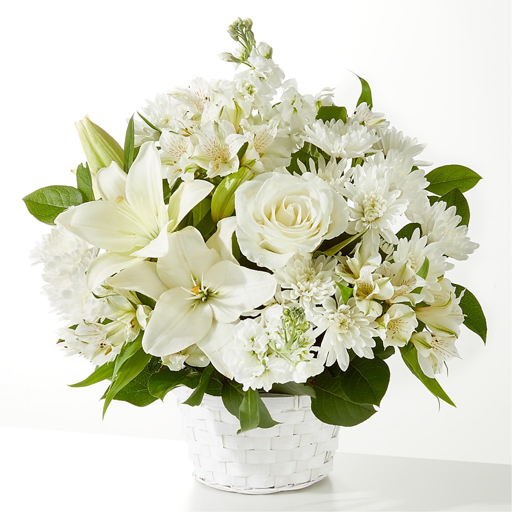 Peaceful Reflections Arrangement – LEMON TREE FLOWERS & THINGS, Columbiana OH