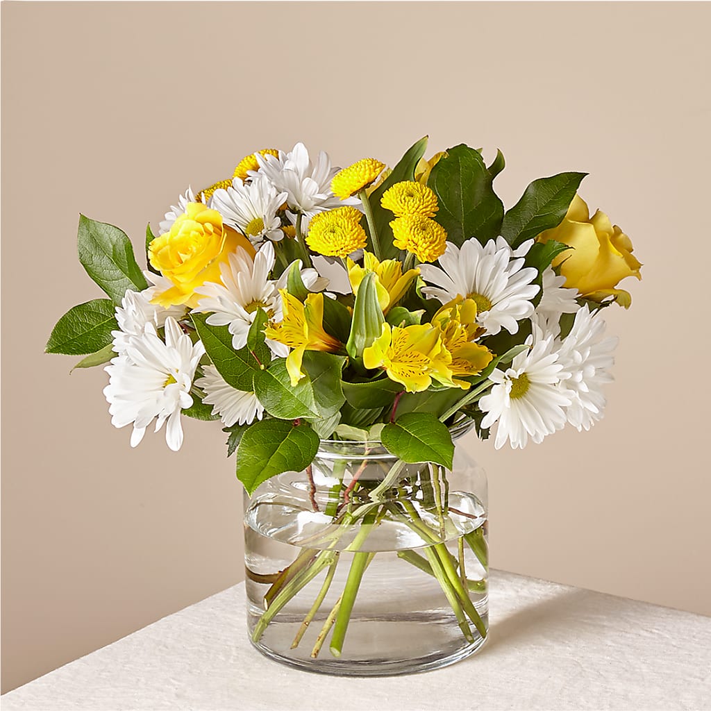 Sunny Sentiments Bouquet – LEMON TREE FLOWERS & THINGS, Columbiana OH