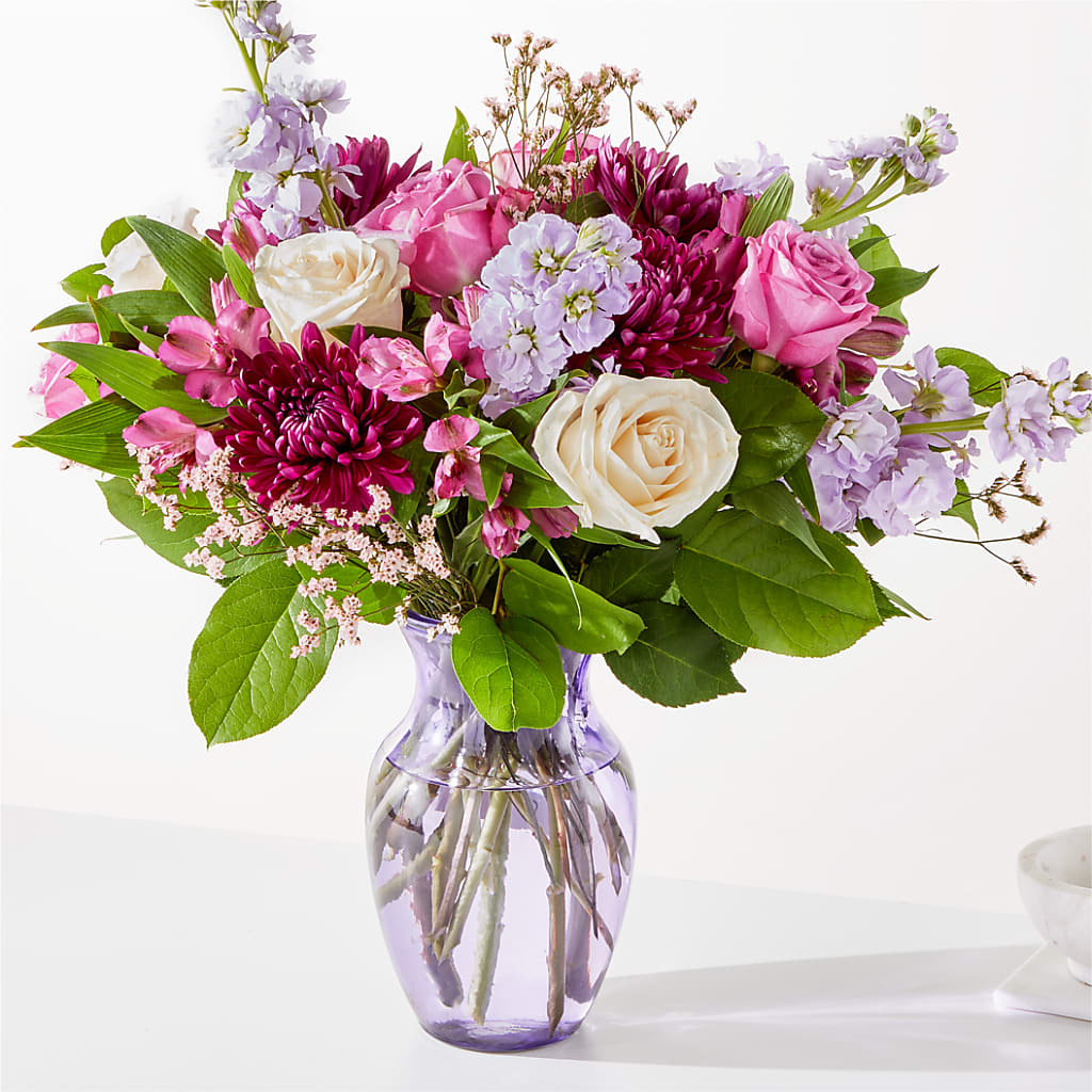 Amethyst Dreams Bouquet – LEMON TREE FLOWERS & THINGS, Columbiana OH