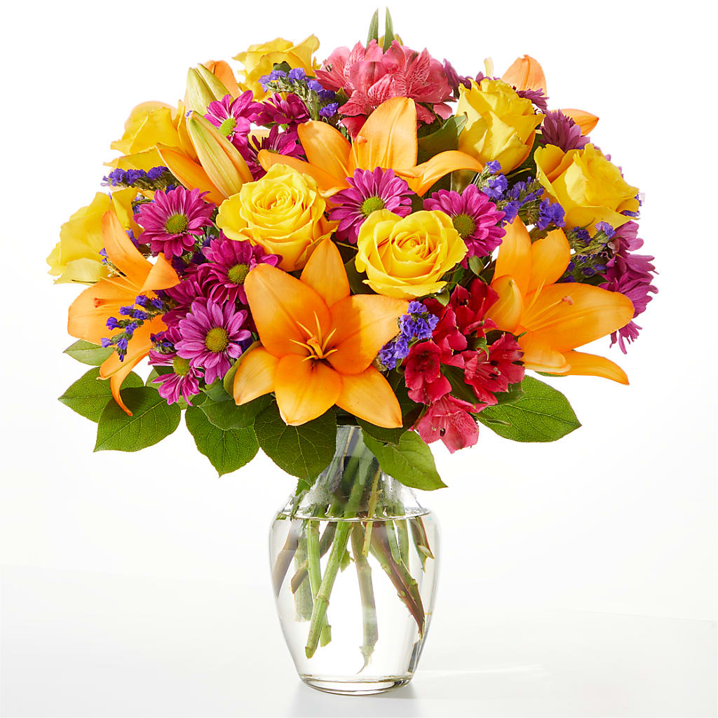 Colorful Visions Bouquet – LEMON TREE FLOWERS & THINGS, Columbiana OH