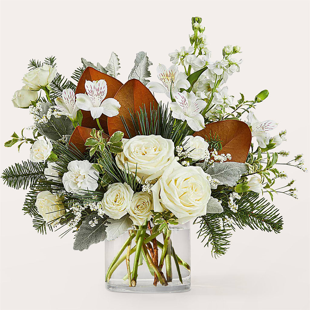 Fresh Snowfall Bouquet – LEMON TREE FLOWERS & THINGS, Columbiana OH