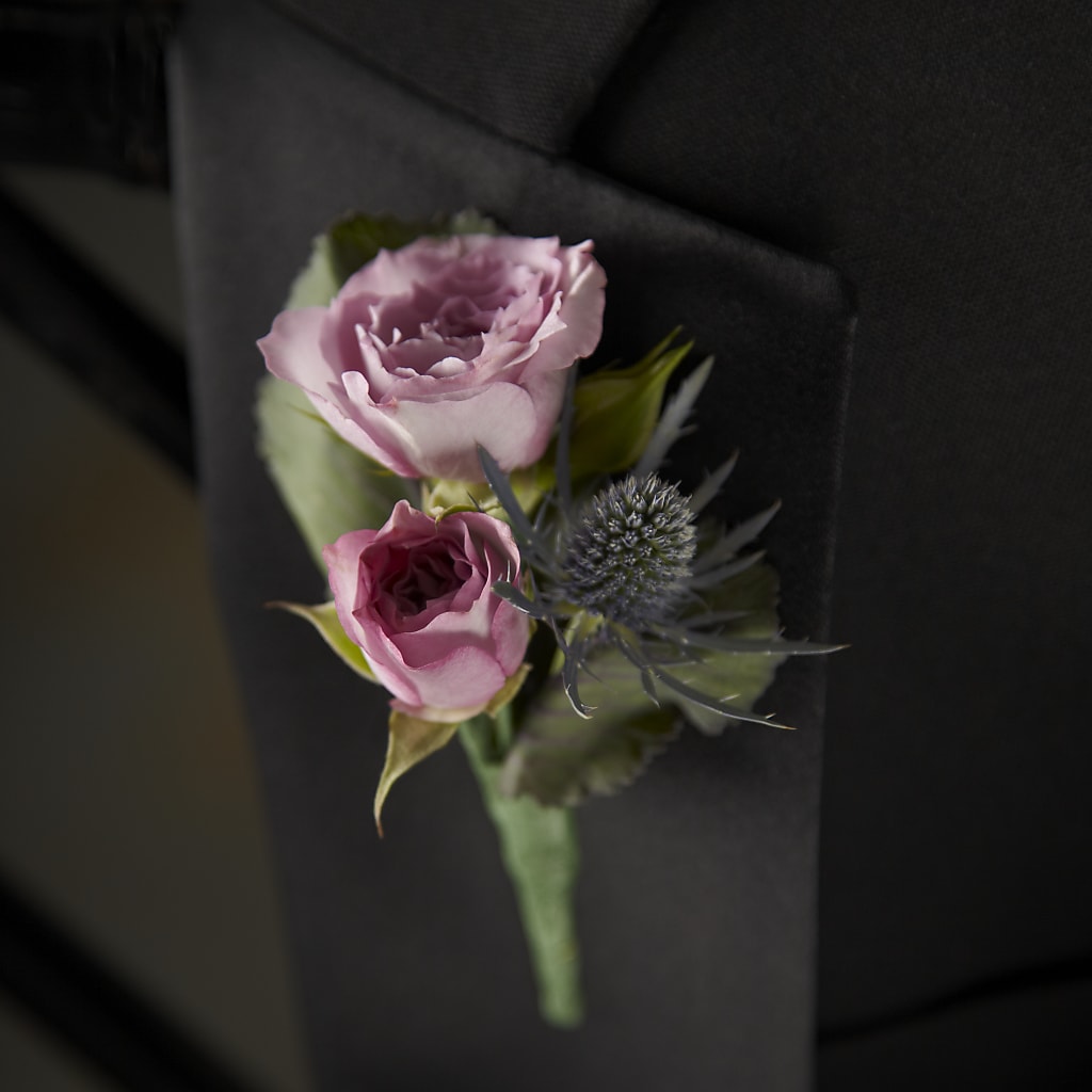 Veronica Boutonniere – LEMON TREE FLOWERS & THINGS, Columbiana OH