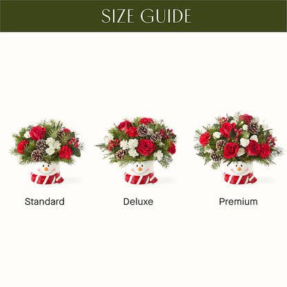 Jolly Snowman Bouquet – LEMON TREE FLOWERS & THINGS, Columbiana OH