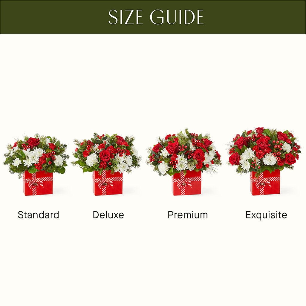 Presents Under the Tree Bouquet – LEMON TREE FLOWERS & THINGS, Columbiana OH