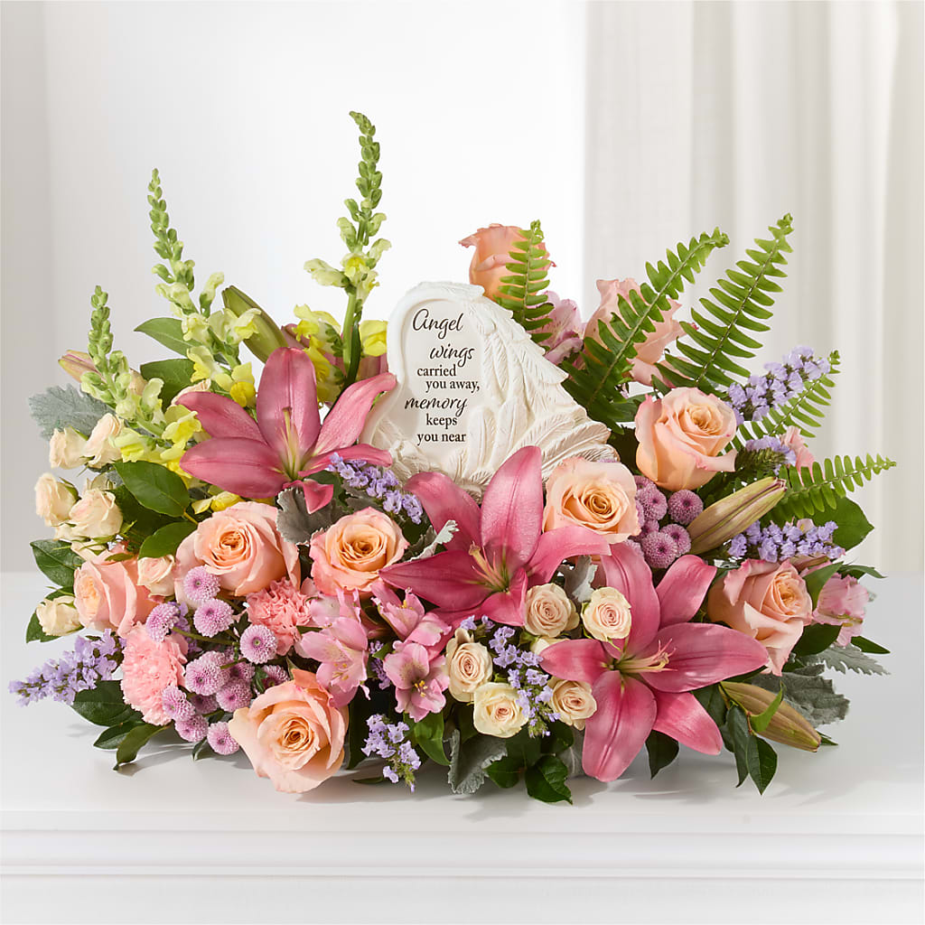 Gentle Light Arrangement – LEMON TREE FLOWERS & THINGS, Columbiana OH