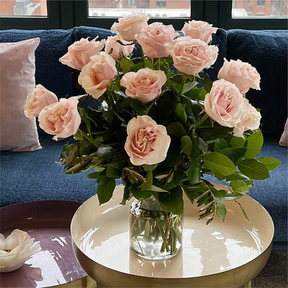 Long Stem Pink Rose Bouquet – LEMON TREE FLOWERS & THINGS, Columbiana OH