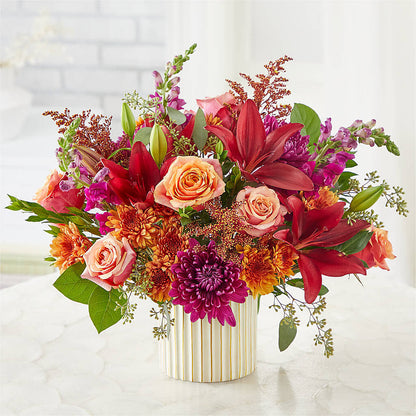 Burgundy Landscape Bouquet – LEMON TREE FLOWERS & THINGS, Columbiana OH