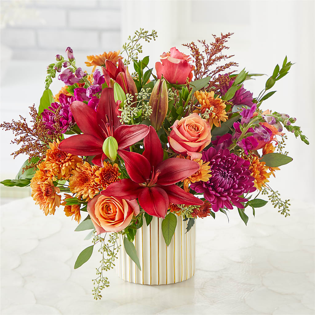Burgundy Landscape Bouquet – LEMON TREE FLOWERS & THINGS, Columbiana OH