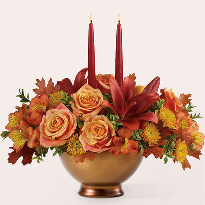Harvest Table Centerpiece – LEMON TREE FLOWERS & THINGS, Columbiana OH