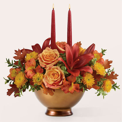 Harvest Table Centerpiece – LEMON TREE FLOWERS & THINGS, Columbiana OH