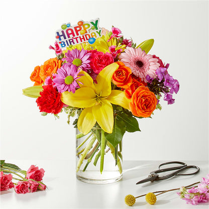 Cue the Confetti - A Florist Original – LEMON TREE FLOWERS & THINGS, Columbiana OH