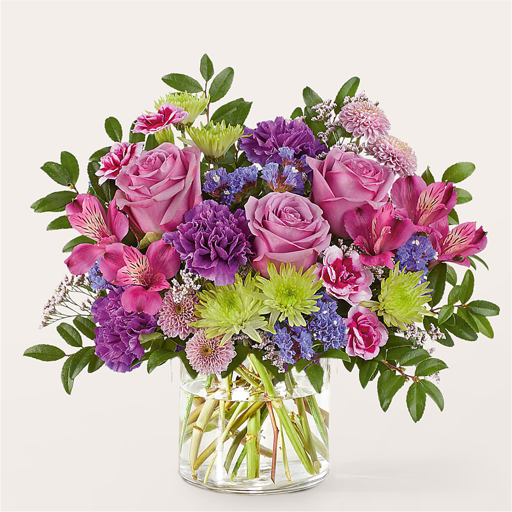 Glass Half Full Bouquet – LEMON TREE FLOWERS & THINGS, Columbiana OH