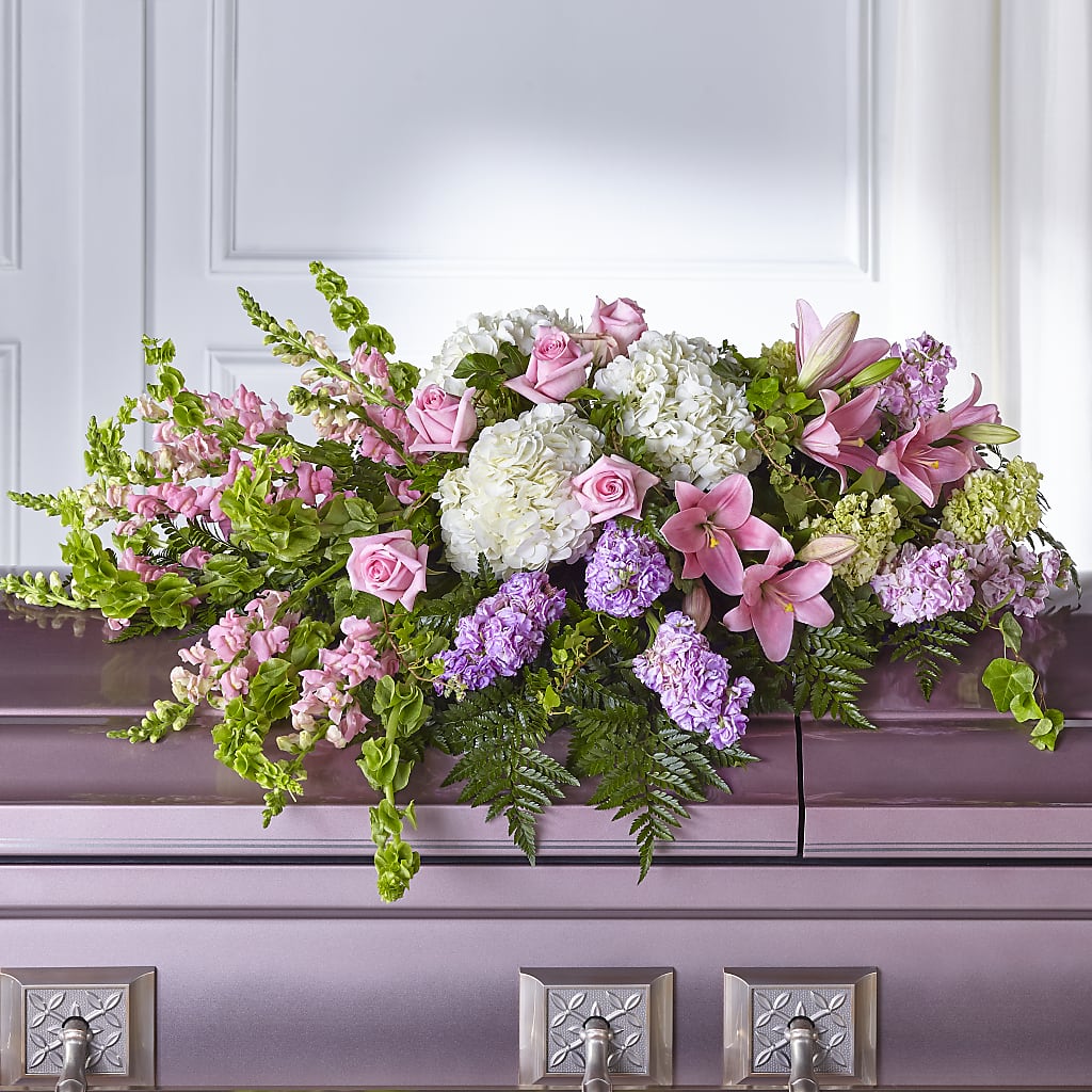 Life's Gratitude Casket Spray – LEMON TREE FLOWERS & THINGS, Columbiana OH