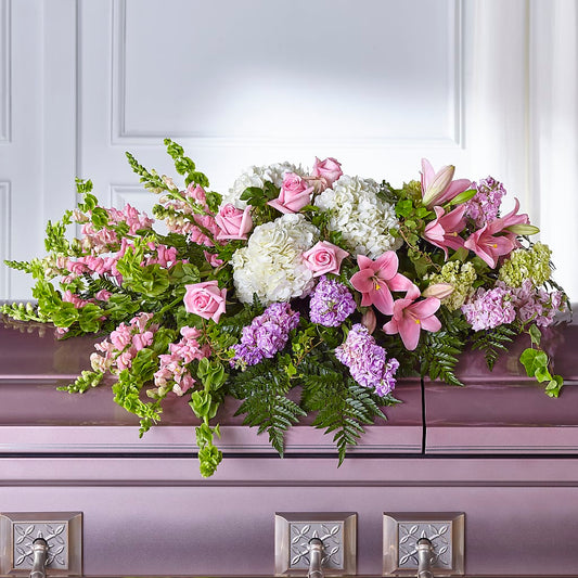 Life's Gratitude Casket Spray – LEMON TREE FLOWERS & THINGS, Columbiana OH