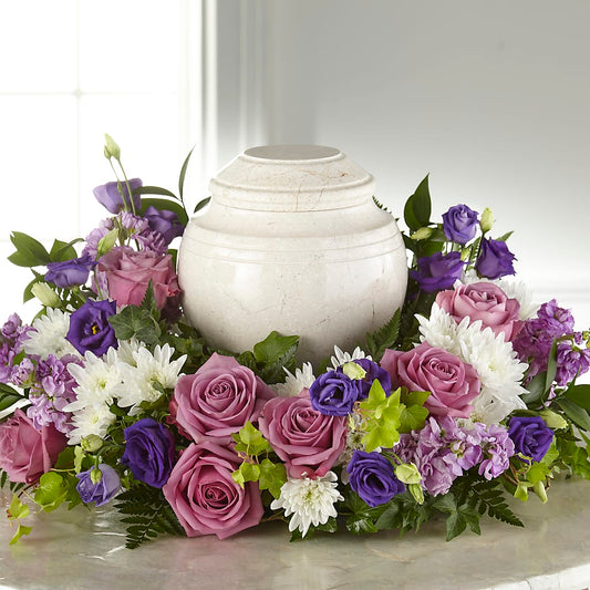 Blooming Sympathy Cremation Adornment – LEMON TREE FLOWERS & THINGS, Columbiana OH