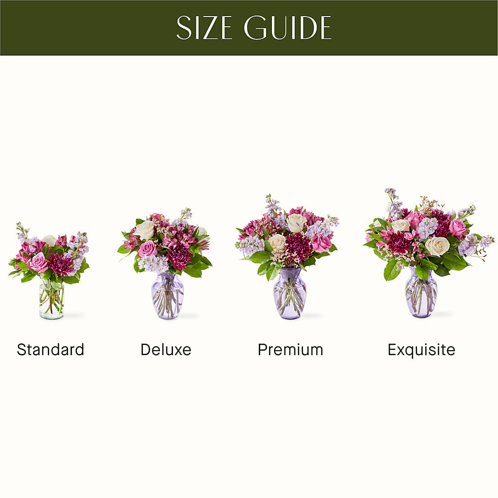 Amethyst Dreams Bouquet – LEMON TREE FLOWERS & THINGS, Columbiana OH
