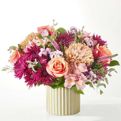 Berry Cobbler Bouquet with Ivory Vase – LEMON TREE FLOWERS & THINGS, Columbiana OH