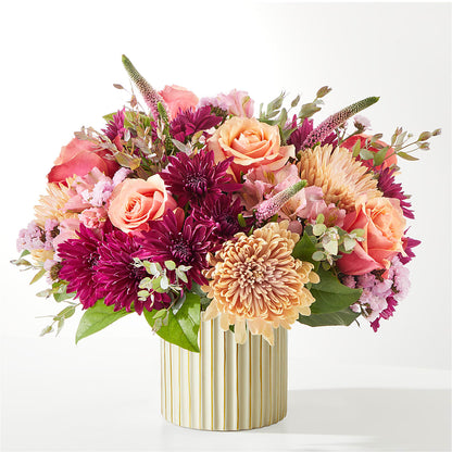 Berry Cobbler Bouquet with Ivory Vase – LEMON TREE FLOWERS & THINGS, Columbiana OH