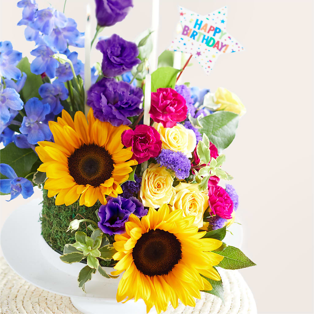 Star of the Day Floral Cake – LEMON TREE FLOWERS & THINGS, Columbiana OH