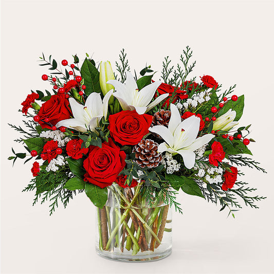 Best in Snow Bouquet – LEMON TREE FLOWERS & THINGS, Columbiana OH