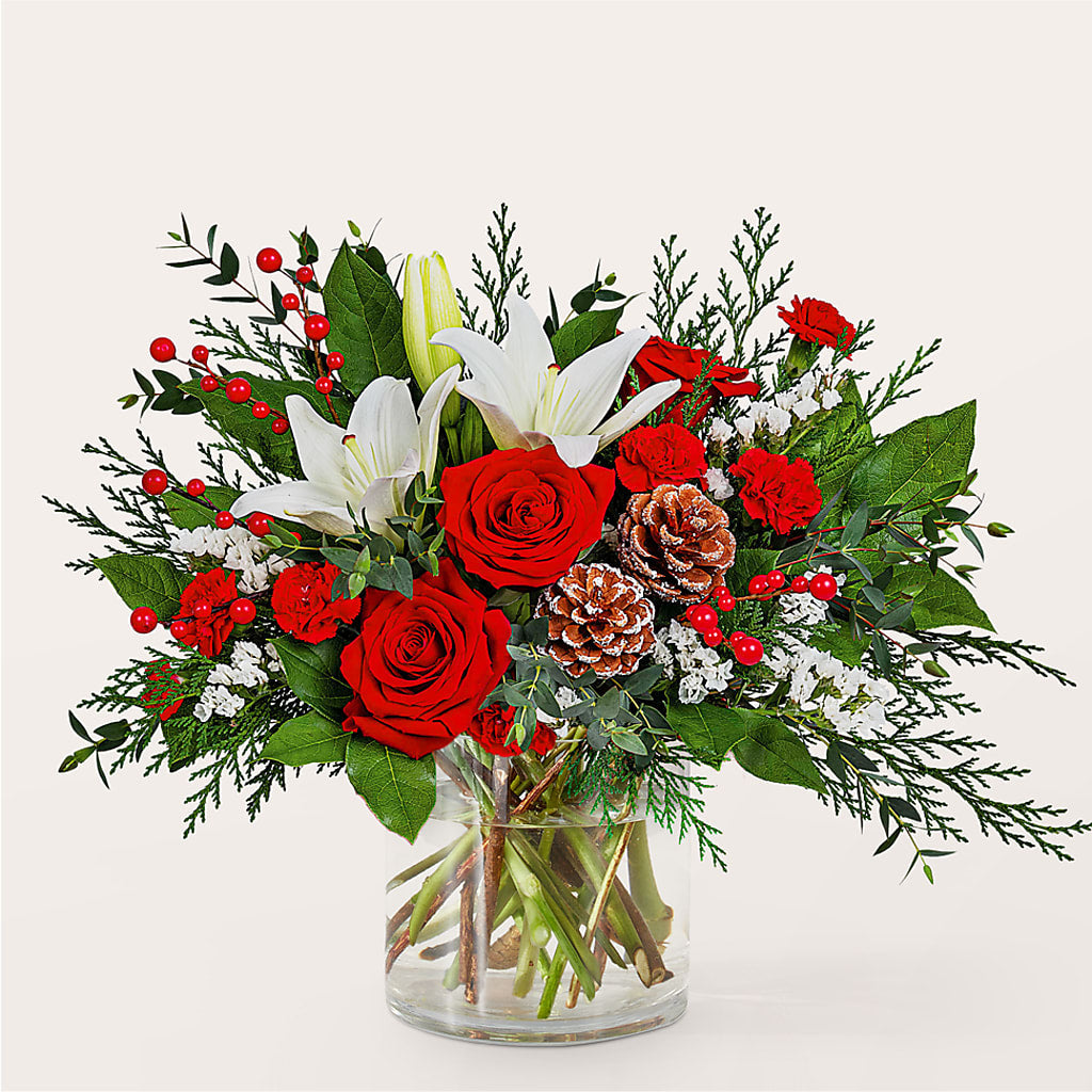 Best in Snow Bouquet – LEMON TREE FLOWERS & THINGS, Columbiana OH