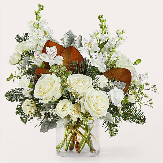 Fresh Snowfall Bouquet – LEMON TREE FLOWERS & THINGS, Columbiana OH
